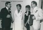 Bridgewater College, Phillip C. Stone, Distinguished Young Alumnus, and his wife, Cherrill Kline Stone, and Rev. Earle W. Fike, Jr., Distinuished Alumnus, and his wife, Jean Kiser Fike, 1982 by Bridgewater College
