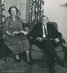 Bridgewater College, Portrait of Olive Smith Bowman and her husband, President Warren D. Bowman, circa 1968 by Bridgewater College