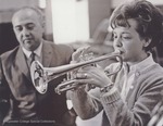 Bridgewater College, Photograph of Connie Blake and orchestra director George Bortz, possibly 1968 by Bridgewater College