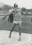 Bridgewater College, Action photograph of Dave Boyd throwing discus, circa 1965 by Bridgewater College