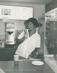 Bridgewater College, Photograph of Dean Barshis in the Snack Shop, 1979 by Bridgewater College