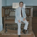 Bridgewater College, Photograph of Dr. John Barr at the pipe organ, undated by Bridgewater College