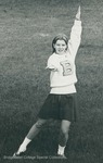 Bridgewater College, Greg Geisert (photographer), Photograph of cheerleader Jeanne Burroughs, 1967 or 1968 by Greg Geisert