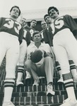 Bridgewater College, Photograph of Coach Joe Bush and football players, undated by Bridgewater College