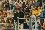 Bridgewater College, Photograph of Col. Jim Benson in the stands at Homecoming, 5 Oct 1996 by Bridgewater College