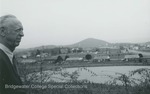 Bridgewater College, Photograph of John W. Boitnott in profile over the Bridgewater College campus, undated by Bridgewater College