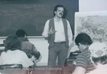 Bridgewater College, Photograph of Dr. Carl Bowman teaching, Oct 17, year unknown by Bridgewater College