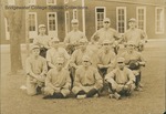 Bridgewater Academy baseball team with Ed Long at the far left on the back row, 1923 by Bridgewater College