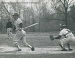 Bridgewater College, Joe Powell (photographer), B. Ouilette hitting his first home-run of the season, 1968 by Joe Powell