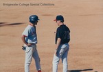 Bridgewater College, Baseball photograph of a conversation between Rod Pierce and Coach Curt Kindall, circa 1994 by Bridgewater College