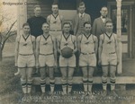 Bridgewater College, Hess Studio, Harrisonburg, VA (photographer), Men's varsity basketball team portrait, 1926-1927 by Hess Studio