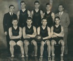 Bridgewater College Men's basketball team portrait, 1930 by Bridgewater College