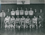 Bridgewater College men's varsity basketball team portrait, 1951-1952 by Bridgewater College