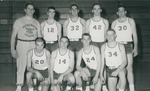 Bridgewater College Men's junior varsity basketball team portrait, 1960-1961 by Bridgewater College