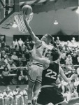 Bridgewater College, Men's basketball action photograph featuring Mike Dayton, circa 1994 by Bridgewater College
