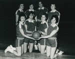 Bridgewater College, Team portrait of the women's varsity basketball team, 1961-1962