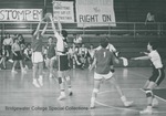 Bridgewater College, Bob Blair (photographer), Women's basketball action photograph, circa 1970