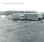 Bridgewater College, Aerial scene of Blue Ridge Hall and Farm House, undated by Bridgewater College