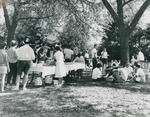 Bridgewater College, Operation Booklift picnic on the east lawn, 18 Sept 1963 by Bridgewater College