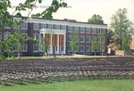 Bridgewater College, Graduation seating arranged in front of Bowman Hall, 10 May 1996 by Bridgewater College