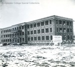Bridgewater College, Science Building (Bowman Hall) construction, circa 1953 by Bridgewater College