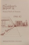 President's Report and Honor Roll of Donors 1981-1982