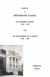 President's Report 1958-59