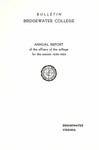 President's Report 1954-55