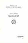 President's Report 1953-54