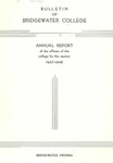 President's Report 1947-48 by Bridgewater College