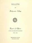 President's Report 1939-40