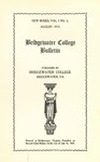 President's Report 1914-15 by Bridgewater College