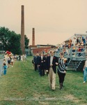 Bridgewater College, Photograph of Chris Clark escorting Holly Wyatt at Homecoming, Sept 1989 by Bridgewater College