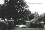 Bridgewater College, campus entrance, 1940 by Bridgewater College