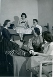 Bridgewater College, Women's dormitory scene, circa 1960 by Bridgewater College