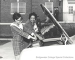 Bridgewater College, Karol Williams and her mother on Parents' Day, 16 November 1968 by Bridgewater College
