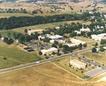Bridgewater College, Aerial view of campus, circa 1988 by Bridgewater College