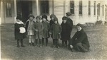 Bridgewater College, Carrie F Click with Kindergarten class, circa 1923 by Bridgewater College