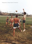 Bridgewater College, Students playing volleyball at Dillon beach party, April 1985 by Bridgewater College