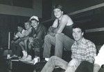 Bridgewater College, Group of students at volleyball game, October 1985 by Bridgewater College