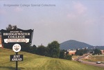 Bridgewater College, Just ahead sign, 10 July 1992 by Bridgewater College