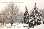 Bridgewater College, Lara Leahman (photographer), campus mall covered in snow, January 1991 by Lara Leahman