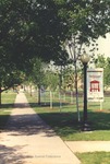 Bridgewater College, View of treelines on campus mall, 10 May 1996 by Bridgewater College