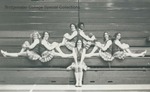 Bridgewater College, Group portrait of the Winter Cheerleaders, 1980 by Bridgewater College