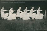 Bridgewater College, Group Portrait of the cheerleaders, 21 Dec 1948 by Bridgewater College