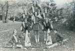 Bridgewater College, Group Portait of the Cheerleaders, 1980-1981 by Bridgewater College