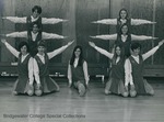 Bridgewater College, Dan Legge (photographer), Cheeerleaders group portrait, circa 1969 by Dan Legge