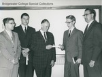 Bridgewater College, President Warren Bowman presenting the General Chemistry Awards, 1960 by Bridgewater College