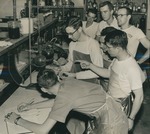 Bridgewater College, Students in the chemistry lab, undated by Bridgewater College