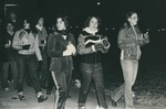 Bridgewater College, Students with Christmas candles, 18 Dec 1979